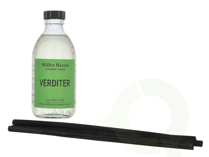 Miller Harris Verditer Diffuser Refill 250 ml in the group BEAUTY & HEALTH / Fragrance & Perfume / Other fragrances / Fragrance diffuser at TP E-commerce Nordic AB (D06194)