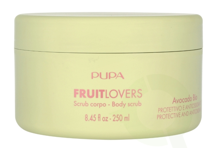 Pupa Milano Pupa Fruit Lovers Body Scrub Fruit Lover Gommage Corps 250 ml Avocado in the group BEAUTY & HEALTH / Skin care / Body health / Body lotion at TP E-commerce Nordic AB (D06224)