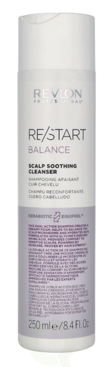 Revlon Re/Start Balance Scalp Soothing Cleanser Shampoo 250 ml in the group BEAUTY & HEALTH / Hair & Styling / Hair care / Schampoo at TP E-commerce Nordic AB (D06250)