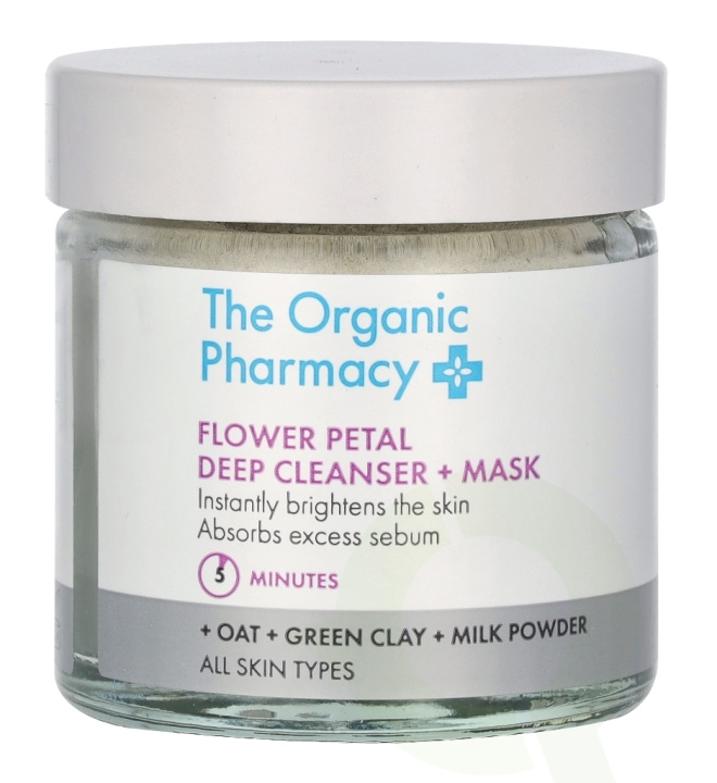 The Organic Pharmacy Flower Petal Deep Cleanser & Mask 40 g in the group BEAUTY & HEALTH / Skin care / Face / Masks at TP E-commerce Nordic AB (D06272)