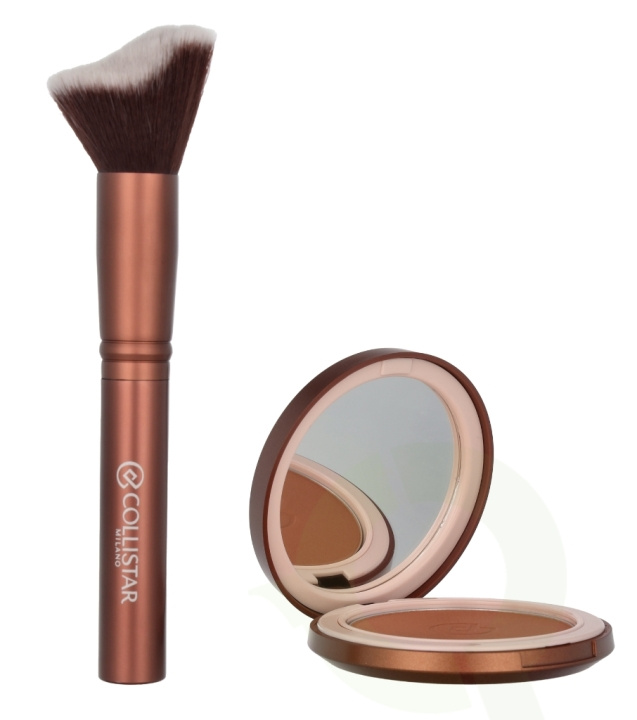 Collistar Bronzing Powder Set 10 g Bronzing Powder 4.4 Hawaii Matte 10g/Contouring Brush in the group BEAUTY & HEALTH / Makeup / Facial makeup / Powders at TP E-commerce Nordic AB (D06293)