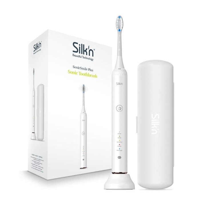 Silk\'n Sonic Smile Plus White SSP1PE1W001 Electrical Toothbrush in the group BEAUTY & HEALTH / Oral care / Electric toothbrushes at TP E-commerce Nordic AB (D06365)