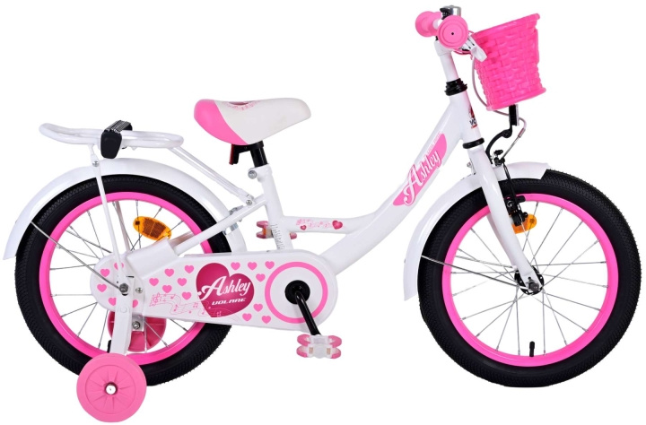 Volare Children\'s Bicycle 16 - Ashley White (31630) in the group TOYS, KIDS & BABY PRODUCTS / Outdoor toys / Bicycles & Scooters at TP E-commerce Nordic AB (D06400)