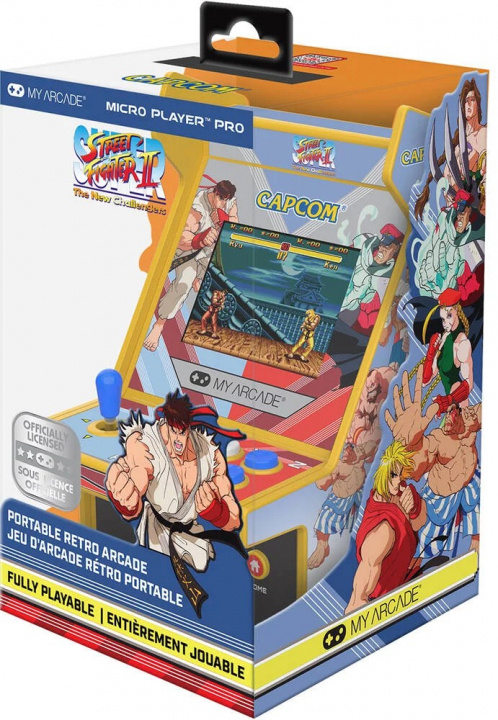 My Arcade SUPER STREET FIGHTER II MICRO PLAYER PRO in the group HOME ELECTRONICS / Game consoles & Accessories / Other games at TP E-commerce Nordic AB (D06403)