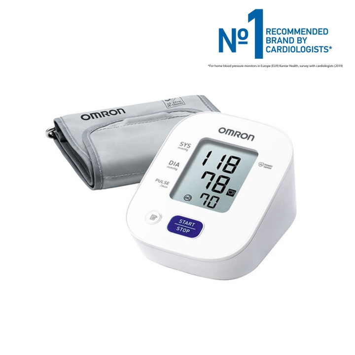 Omron M2 Plus Blood Pressure Monitor in the group BEAUTY & HEALTH / Health care / Blood pressure monitors at TP E-commerce Nordic AB (D06467)