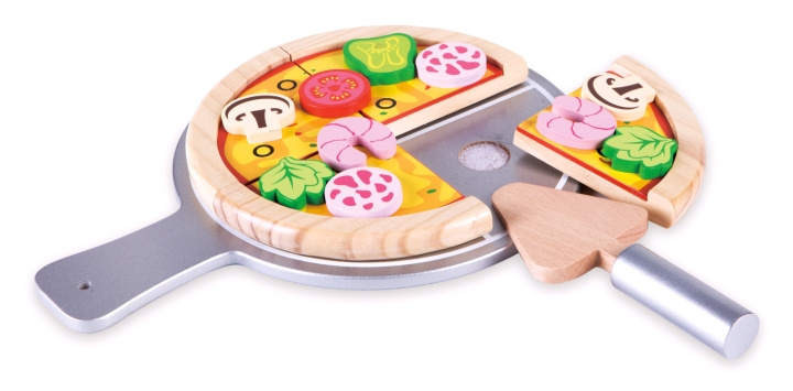 Small Wood Homemade Pizza (L40153) in the group TOYS, KIDS & BABY PRODUCTS / Toys / Little home & Role play at TP E-commerce Nordic AB (D06532)