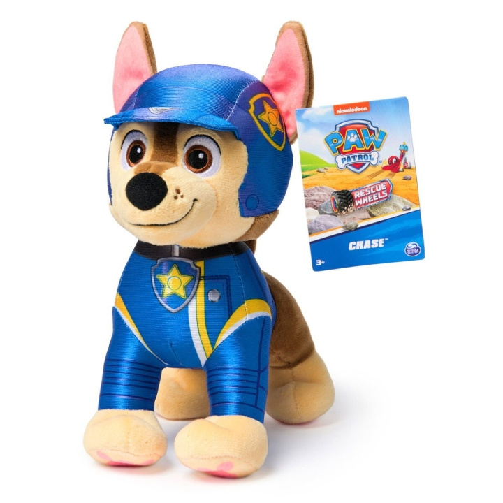 Paw Patrol Rescue Wheels - Basic Plush - Chase (19cm) in the group TOYS, KIDS & BABY PRODUCTS / Baby toys / stuffed animals at TP E-commerce Nordic AB (D06542)