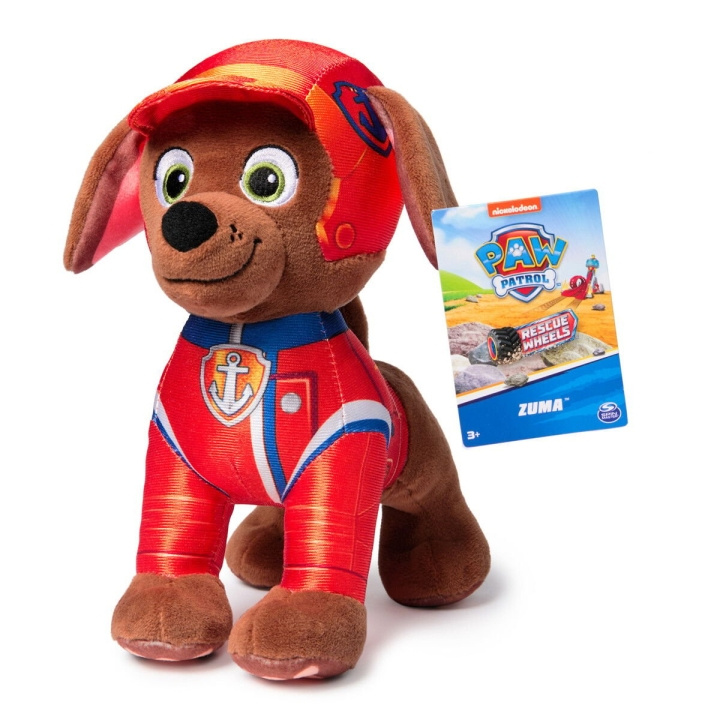 Paw Patrol Rescue Wheels - Basic Plush - Zuma (19cm) in the group TOYS, KIDS & BABY PRODUCTS / Baby toys / stuffed animals at TP E-commerce Nordic AB (D06544)