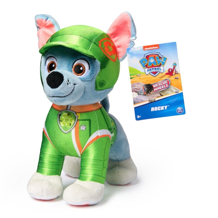 Paw Patrol Rescue Wheels - Basic Plush - Rocy (19cm) in the group TOYS, KIDS & BABY PRODUCTS / Baby toys / stuffed animals at TP E-commerce Nordic AB (D06545)