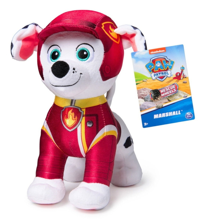 Paw Patrol Rescue Wheels - Basic Plush - Marshell (19cm) in the group TOYS, KIDS & BABY PRODUCTS / Baby toys / stuffed animals at TP E-commerce Nordic AB (D06546)