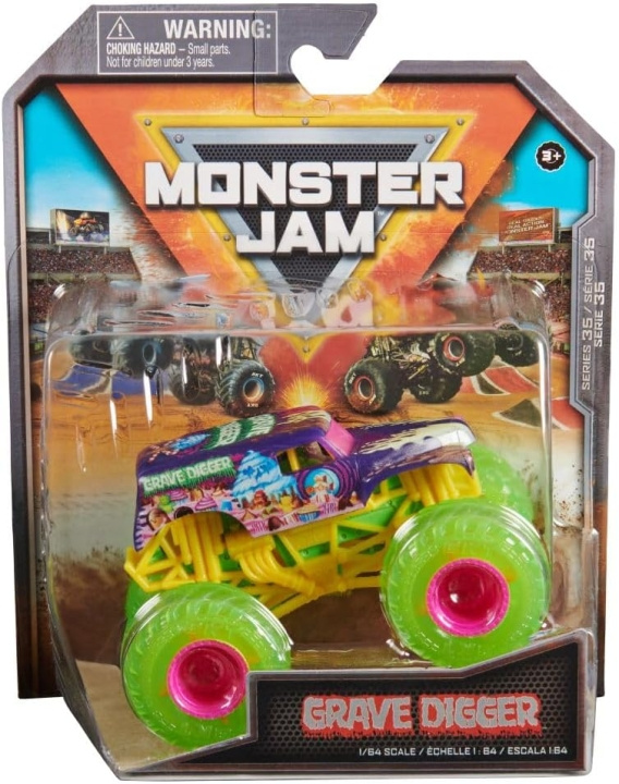 Monster Jam 1:64 Single Pack - GraveDigger in the group TOYS, KIDS & BABY PRODUCTS / Toys / Toy cars at TP E-commerce Nordic AB (D06567)