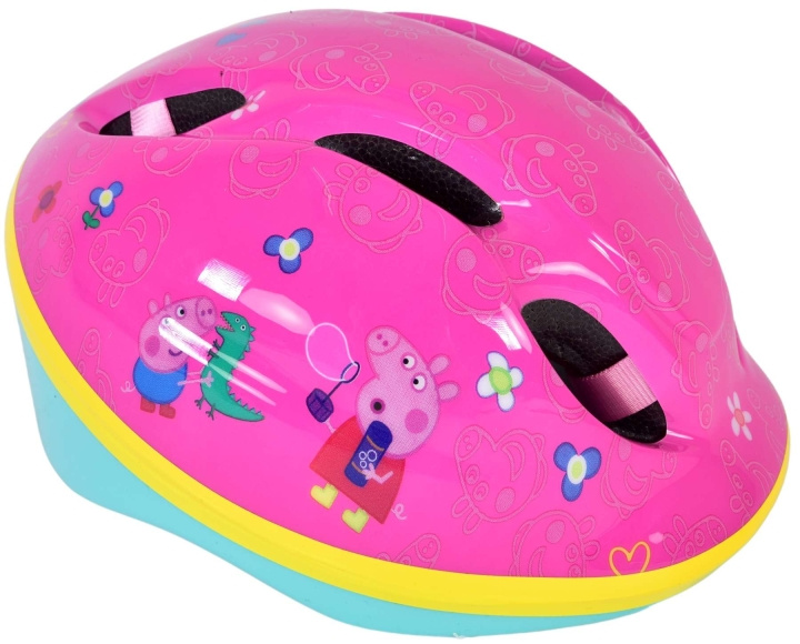 Volare Bicycle Helmet 51-55 cm - Peppa Pig (897) in the group Sport, leisure & Hobby / Sports equipment / Bicycle accessories / Helmets at TP E-commerce Nordic AB (D06573)