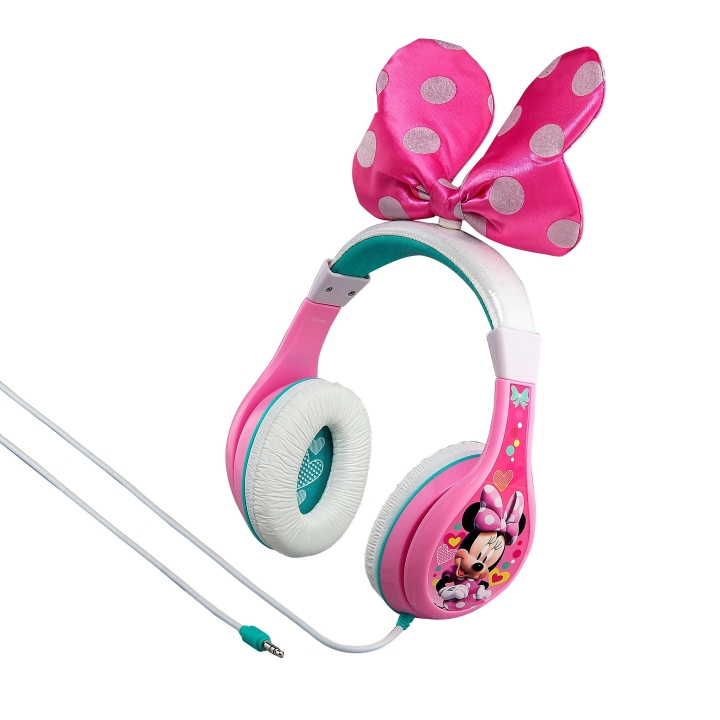 Upcoming Minds eKids - Disney Minnie Mouse Youth Headphones for kids with Volume Control to protect hearing in the group HOME ELECTRONICS / Audio & Picture / Headphones & Accessories / Headphones at TP E-commerce Nordic AB (D06577)