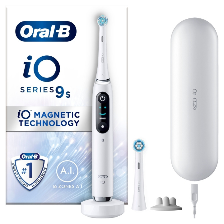 Oral B iO9S White Alabaster Electric Toothbrush in the group BEAUTY & HEALTH / Oral care / Electric toothbrushes at TP E-commerce Nordic AB (D06586)