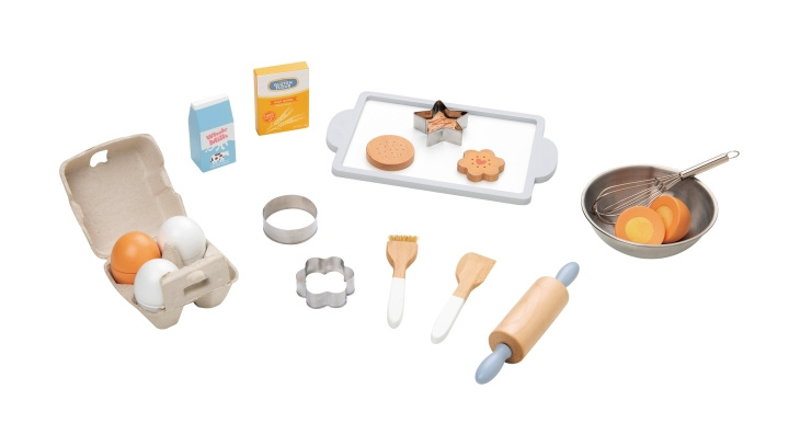 Small Wood Bakery Set (L40224) in the group TOYS, KIDS & BABY PRODUCTS / Toys / Little home & Role play at TP E-commerce Nordic AB (D06598)