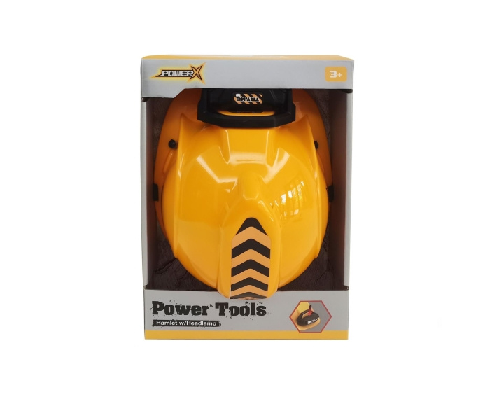 Power X Construction Helmet w/Portable Headlamp (20354) in the group TOYS, KIDS & BABY PRODUCTS / Toys / Little home & Role play at TP E-commerce Nordic AB (D06605)