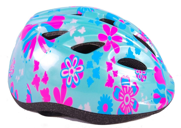 Volare Kids bike helmet XS small 47-51cm - Green/Pink (825) in the group Sport, leisure & Hobby / Sports equipment / Bicycle accessories / Helmets at TP E-commerce Nordic AB (D06620)