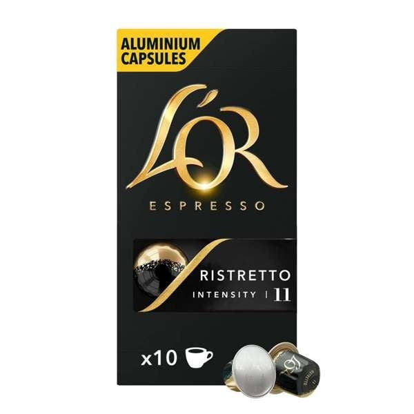 Philips L\'Or L\'OR Capsules - Ristretto Coffee Capsule - 10 pcs in the group HOME, HOUSEHOLD & GARDEN / Household appliances / Coffee makers and accessories / Coffee capsules at TP E-commerce Nordic AB (D06633)