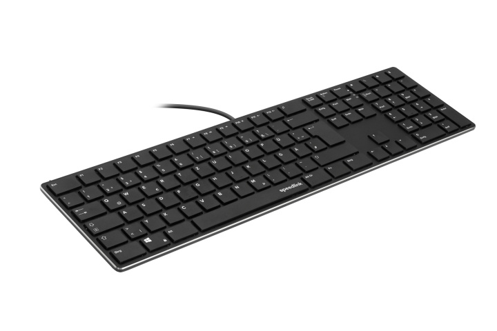 Speedlink RIVA Slim Metal Scissor Keyboard, black - Nordic Layout in the group COMPUTERS & PERIPHERALS / Mice & Keyboards / Keyboards at TP E-commerce Nordic AB (D06640)