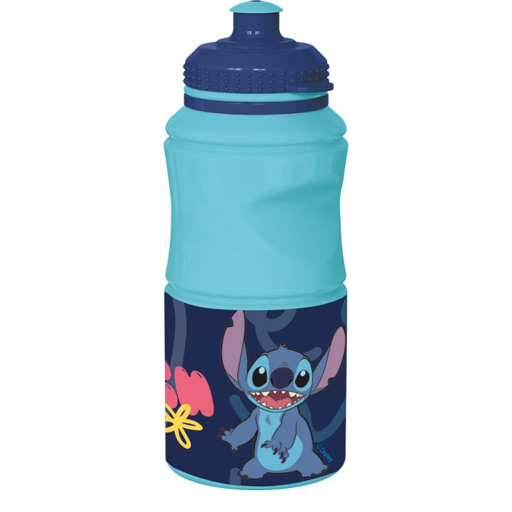 STOR Easy hold sports water bottle, 380 ml- Stitch (088808722-75055-12) in the group TOYS, KIDS & BABY PRODUCTS / Eat & Drink / Baby bottle & Accessories at TP E-commerce Nordic AB (D06651)