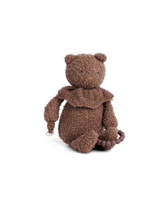 Smallstuff Activity bear, bouclè merino wool, rose brown - (40006-03) in the group TOYS, KIDS & BABY PRODUCTS / Baby toys / Activity toys at TP E-commerce Nordic AB (D06660)