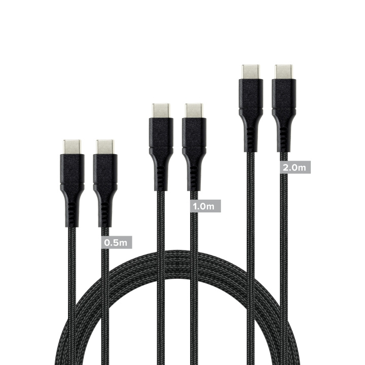 Speedlink USB-C to USB-C Cable Set, black in the group COMPUTERS & PERIPHERALS / Computer cables / USB / USB-C at TP E-commerce Nordic AB (D06671)