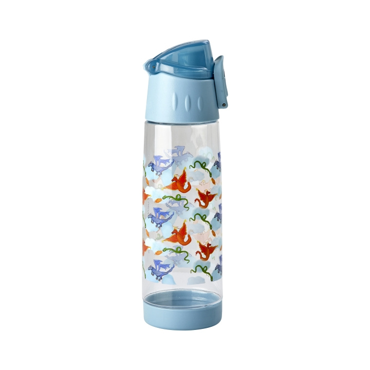 RICE Kids Drinking Bottle with Dragon Print - Blue - 500 ml in the group TOYS, KIDS & BABY PRODUCTS / Eat & Drink / Baby bottle & Accessories at TP E-commerce Nordic AB (D06726)