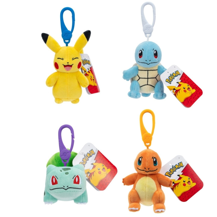 Pokémon Plush Clip on W11 Ass (95177-11) in the group TOYS, KIDS & BABY PRODUCTS / Baby toys / stuffed animals at TP E-commerce Nordic AB (D06745)