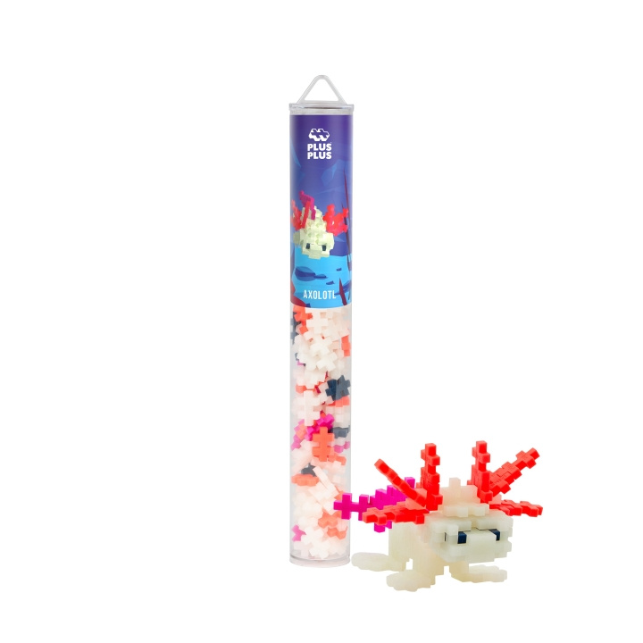 Plus Plus Axolotl / 100 pcs Tube (4310) in the group TOYS, KIDS & BABY PRODUCTS / Toys / Building toys / Toy blocks at TP E-commerce Nordic AB (D06753)