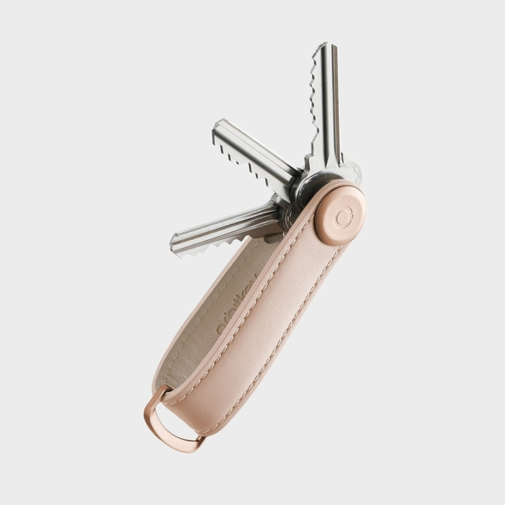 Orbitkey Leather Key Organiser - Blush/Blush in the group Sport, leisure & Hobby / Fun stuff / Smart home at TP E-commerce Nordic AB (D06800)