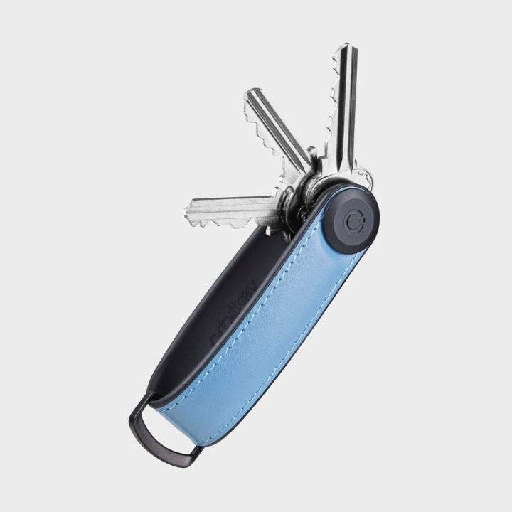 Orbitkey Hybrid Leather Key Organiser - Lake Blue in the group Sport, leisure & Hobby / Fun stuff / Smart home at TP E-commerce Nordic AB (D06804)