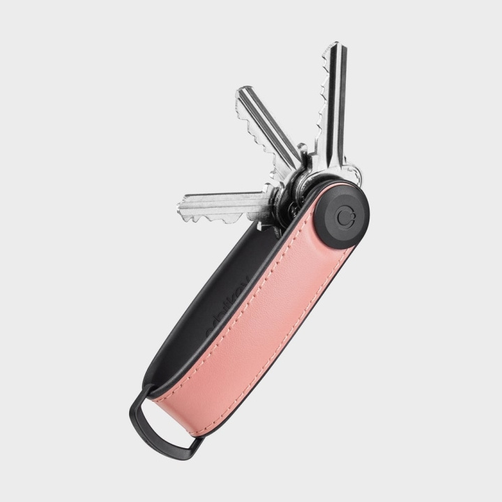 Orbitkey Hybrid Leather Key Organiser - Pastel Pink in the group Sport, leisure & Hobby / Fun stuff / Smart home at TP E-commerce Nordic AB (D06806)