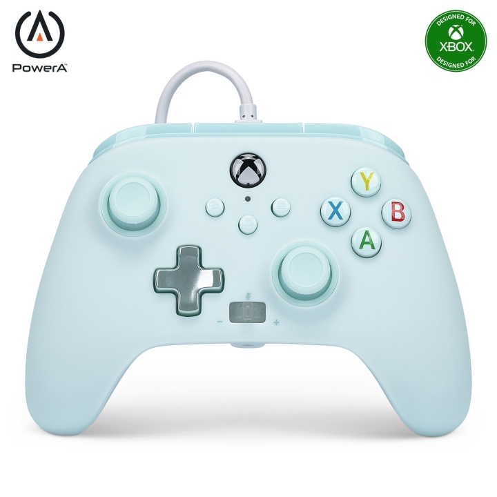 PowerA Enhanced Wired Controller - Xbox Series X/S - Cotton Candy Blue in the group HOME ELECTRONICS / Game consoles & Accessories / Xbox Series X / Accessories at TP E-commerce Nordic AB (D06887)