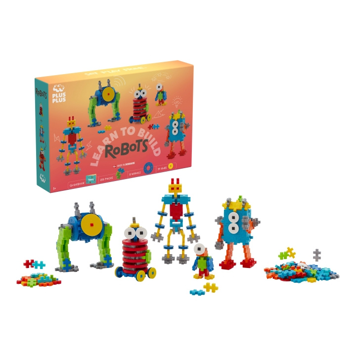 Plus Plus Learn to Build Robots (3963) in the group TOYS, KIDS & BABY PRODUCTS / Toys / Building toys / Toy blocks at TP E-commerce Nordic AB (D06888)