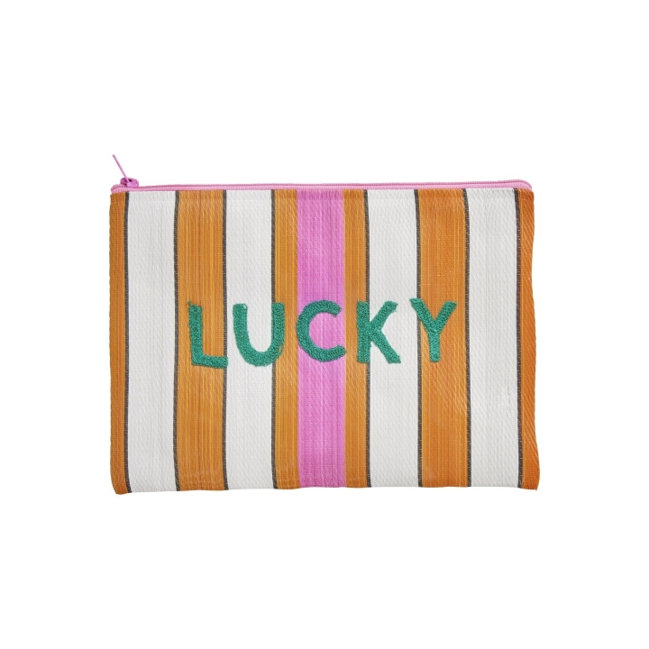 RICE Recycled Plastic Pouch Bag Lucky Print in the group TOYS, KIDS & BABY PRODUCTS / Travel / Bags for kids at TP E-commerce Nordic AB (D06936)