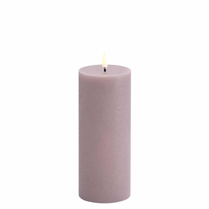 Uyuni LED pillar candle - Light lavender, Rustic - 7,8x20,3 cm (UL-PI-LL78020) in the group HOME ELECTRONICS / Lighting / Other lighting at TP E-commerce Nordic AB (D06991)