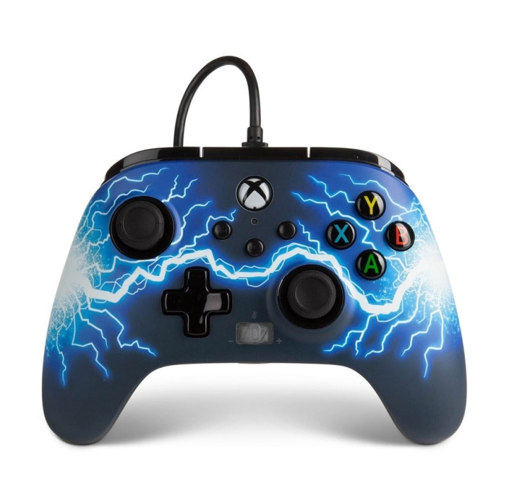 PowerA Enhanced Wired Controller For Xbox Series X - S – Arc Lightning in the group HOME ELECTRONICS / Game consoles & Accessories / Xbox Series X / Accessories at TP E-commerce Nordic AB (D06999)