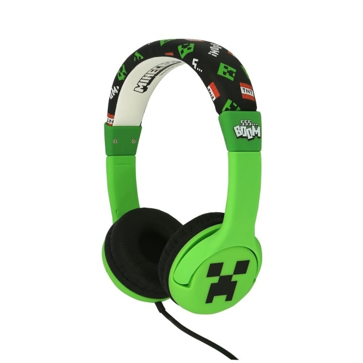 OTL Minecraft childrens headphones in the group HOME ELECTRONICS / Audio & Picture / Headphones & Accessories / Headphones at TP E-commerce Nordic AB (D07096)