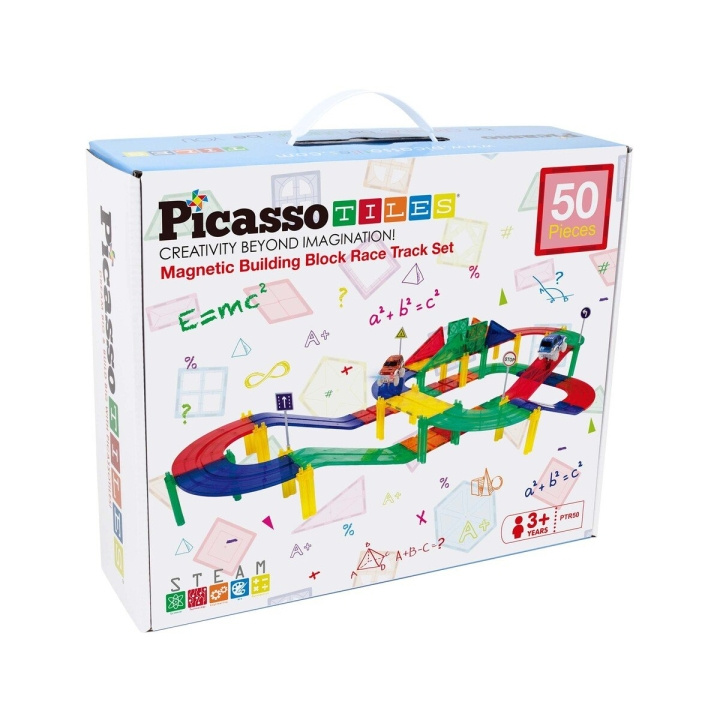 Picasso Tiles Race Car Track Set (PTR50) in the group TOYS, KIDS & BABY PRODUCTS / Toys / Racing tracks at TP E-commerce Nordic AB (D07098)