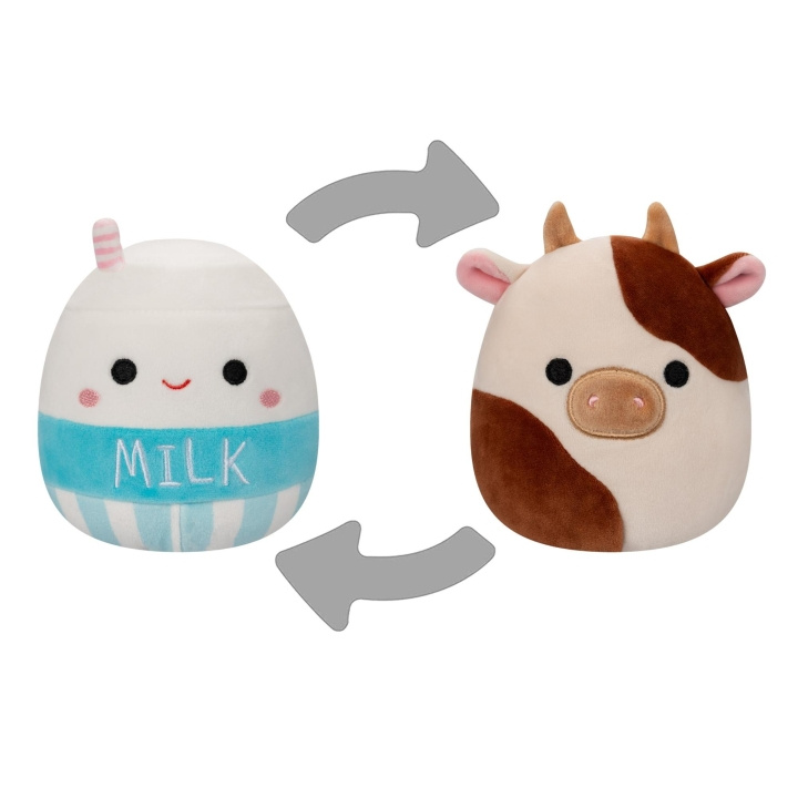 Squishmallows Flip A Mallow 13 cm P17 - Ronnie The Cow/Melly The Milk Carton in the group TOYS, KIDS & BABY PRODUCTS / Baby toys / stuffed animals at TP E-commerce Nordic AB (D07101)