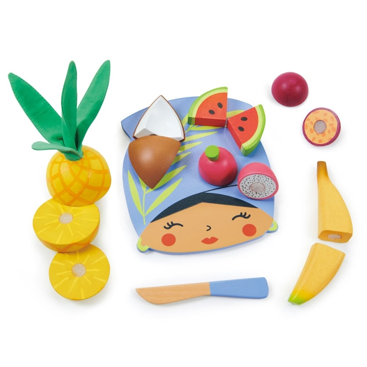 Tender Leaf Tropical Fruit - Chopping Board - (TL8281) in the group TOYS, KIDS & BABY PRODUCTS / Toys / Little home & Role play at TP E-commerce Nordic AB (D07132)