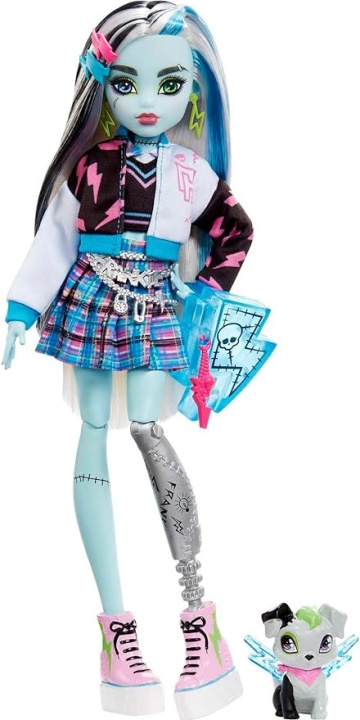 Monster High – Core Doll with Pet - Frankie (HXH73) in the group TOYS, KIDS & BABY PRODUCTS / Toys / Docks & Accessories at TP E-commerce Nordic AB (D07136)