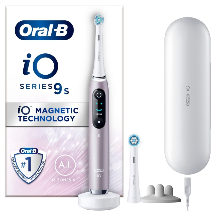 Oral B iO9S Rose Quartz Electric Toothbrush in the group BEAUTY & HEALTH / Oral care / Electric toothbrushes at TP E-commerce Nordic AB (D07144)