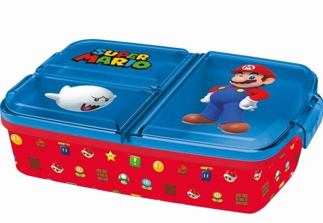 Super Mario Stor - Multi compartment sandwich box - Super Mario (088808735-21420) in the group TOYS, KIDS & BABY PRODUCTS / Eat & Drink / Children\'s tableware at TP E-commerce Nordic AB (D07147)