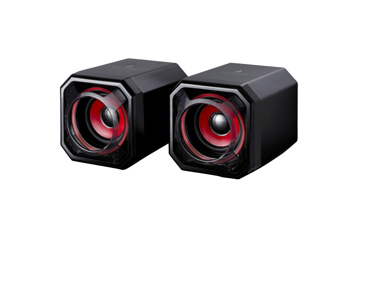 SureFire Gator Eye Gaming Speakers, Red in the group COMPUTERS & PERIPHERALS / Computer accessories / Speakers at TP E-commerce Nordic AB (D07151)