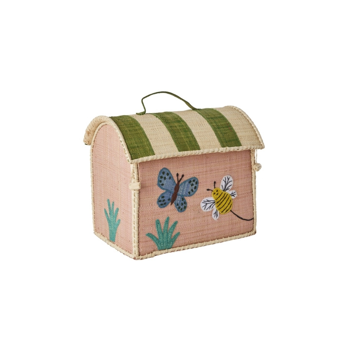 RICE Raffia Kids Bag Butterfly Theme in the group TOYS, KIDS & BABY PRODUCTS / Travel / Bags for kids at TP E-commerce Nordic AB (D07155)