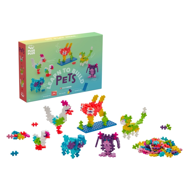 Plus Plus Learn to Build Pets (3962) in the group TOYS, KIDS & BABY PRODUCTS / Toys / Building toys / Toy blocks at TP E-commerce Nordic AB (D07156)