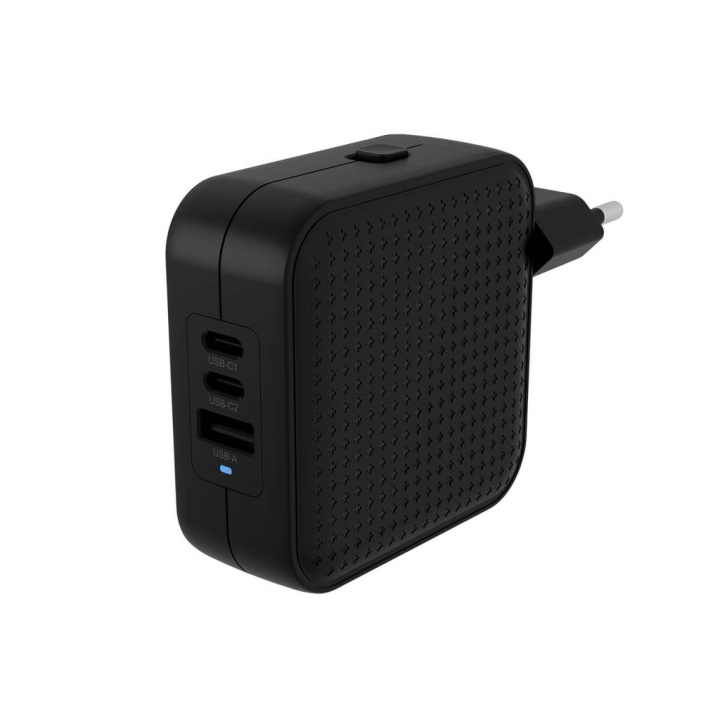 Targus Hyper - HyperJuice 70W USB-C GaN Travel Charger (3C+1A) - Black in the group SMARTPHONE & TABLETS / Chargers & Cables / Wall charger / Wall charger USB-C at TP E-commerce Nordic AB (D07167)