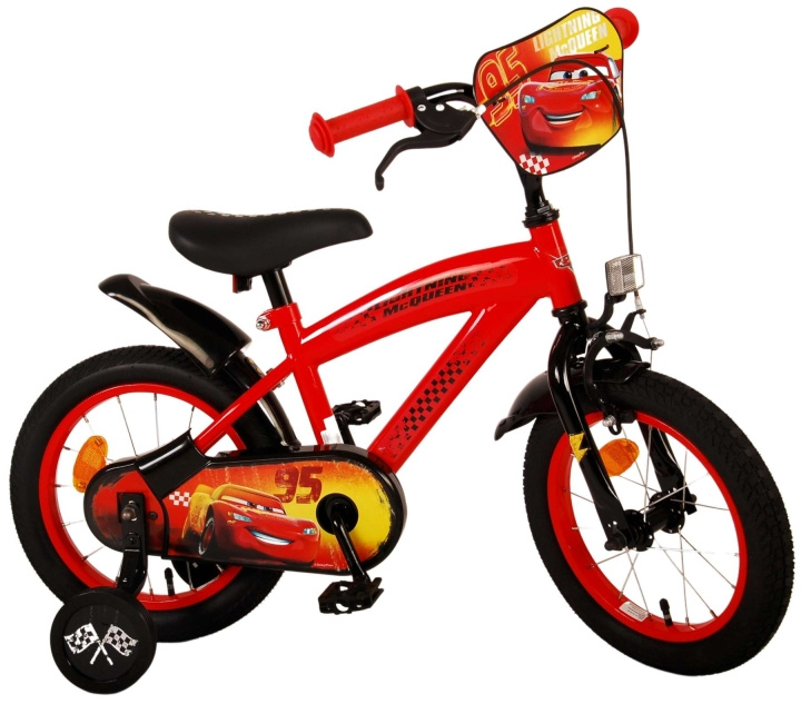 Volare Children\'s Bicycle 14 - Cars (21497-SACB) in the group TOYS, KIDS & BABY PRODUCTS / Outdoor toys / Bicycles & Scooters at TP E-commerce Nordic AB (D07175)