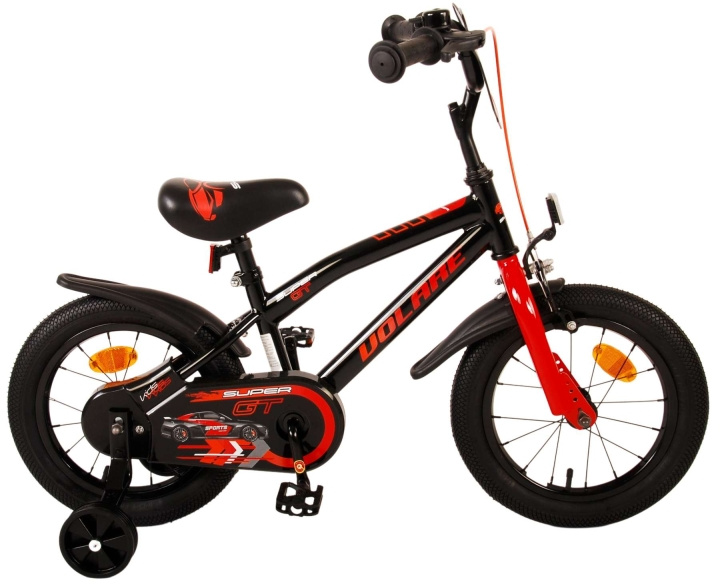 Volare Children\'s Bicycle 14 - Super GT Red (21384) in the group TOYS, KIDS & BABY PRODUCTS / Outdoor toys / Bicycles & Scooters at TP E-commerce Nordic AB (D07183)